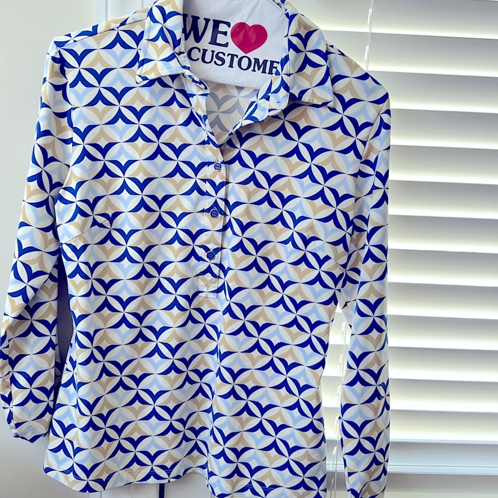 J. McLaughlin shirt Nylon and spandex